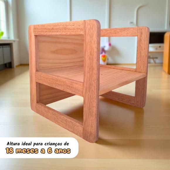 Cadeira Cubo Infantil Reforçada - 40 cm