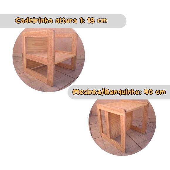 Cadeira Cubo Infantil Reforçada - 40 cm