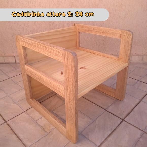 Cadeira Cubo Infantil Reforçada - 40 cm