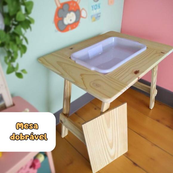 Mesa Sensorial Compacta Dobrável - Tamanho M