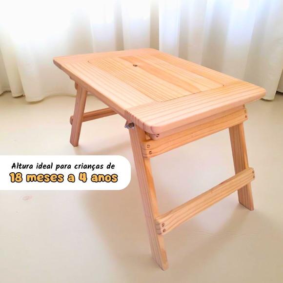 Mesa Sensorial Compacta Dobrável Montessori - Tamanho P