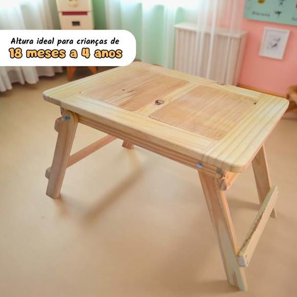 Mesa Sensorial Dupla Dobrável Montessori - Tamanho P