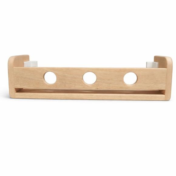 Prateleira Círculos Quarto Infantil Madeira Cedro 50cm