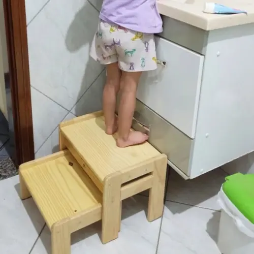 Banquinho/escadinha Infantil 2 em 1 (mais Baixo)
