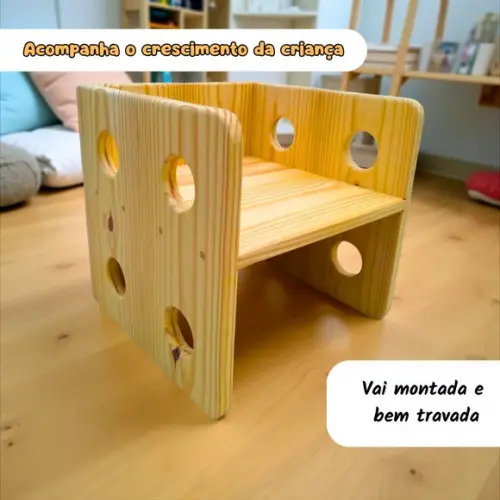 Cadeira Cubo 3 em 1 - 38 cm
