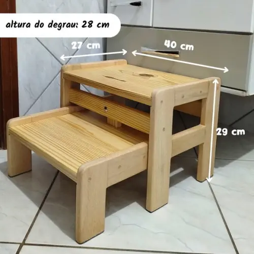 Banquinho/escadinha Infantil 2 em 1 (mais Baixo)