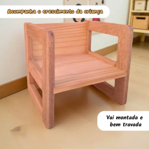 Cadeira Cubo Reforçada - 30 cm