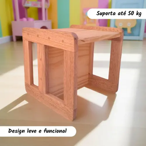 Cadeira Infantil Cubo Reforçada - 30 cm