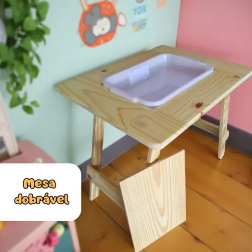 Mesa Sensorial Compacta Dobrável - Tamanho M