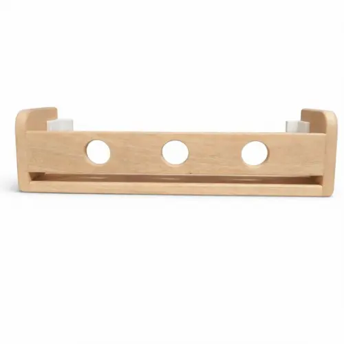 Prateleira Círculos Quarto Infantil Madeira Cedro 50cm