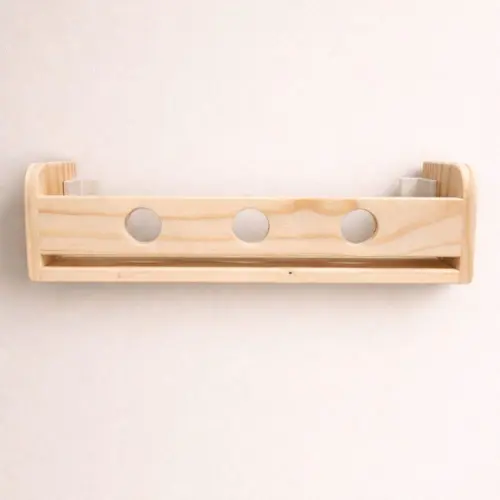 Prateleira Infantil Círculos Madeira Pinus 50cm Montessori