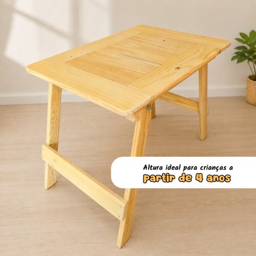 Mesa Sensorial Dupla Dobrável - Tamanho M