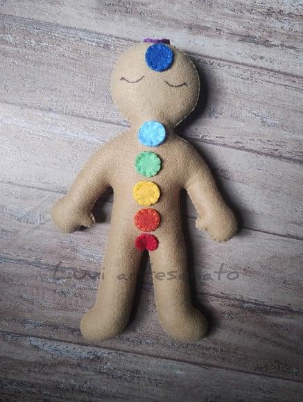 Boneco Chákras para Reiki