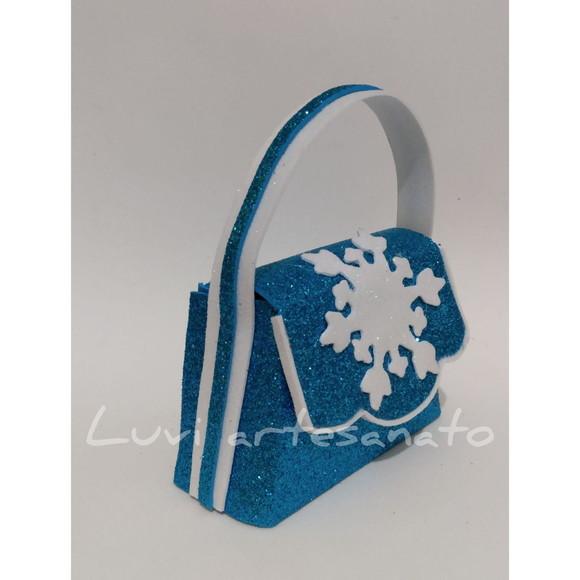 Bolsinha Frozen em Eva