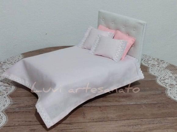 Cama Baú de Casal para Boneca Barbie