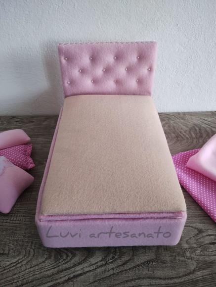 Cama Baú de Casal para Boneca Barbie