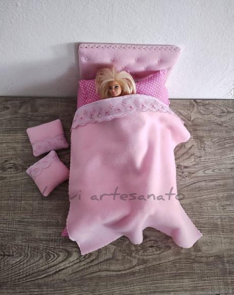 Cama Baú de Casal para Boneca Barbie