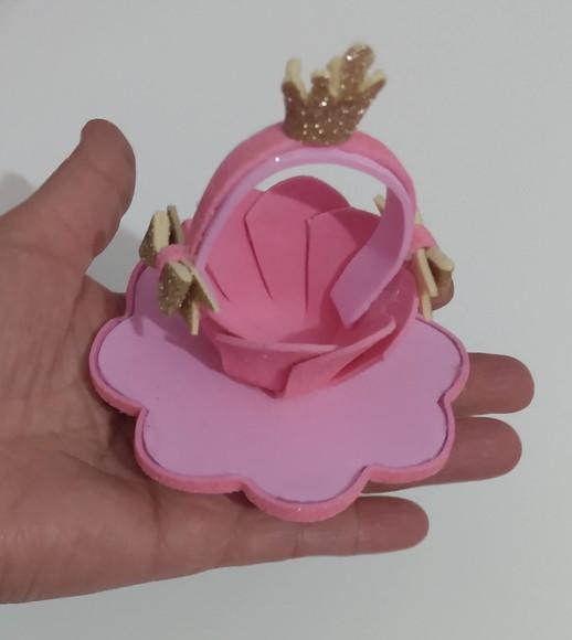 Cestinha Aurora para Docinhos de 20g