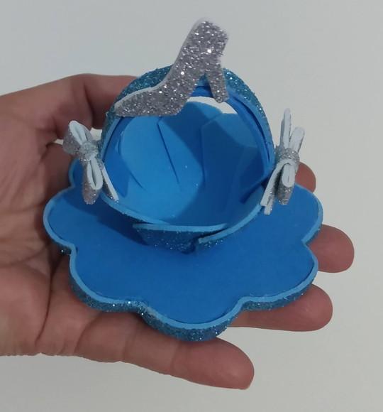 Cestinha Cinderela para Docinhos de 20g