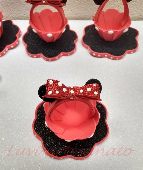 Cestinha Minnie para Docinhos de 20g
