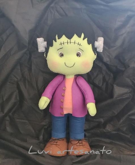 Frankstein Boneco em Feltro