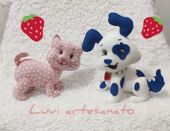 Gatinho e Cachorrinho da Moranguinho