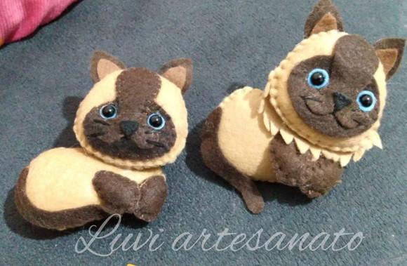 Gatinhos em Feltro