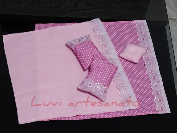 Jogo de Cama para Barbie