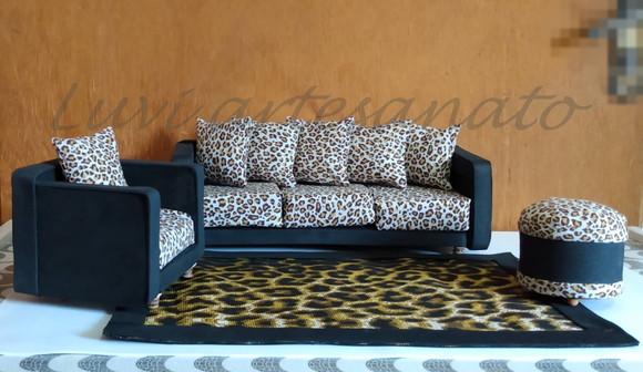 Jogo de sofa para boneca Barbie