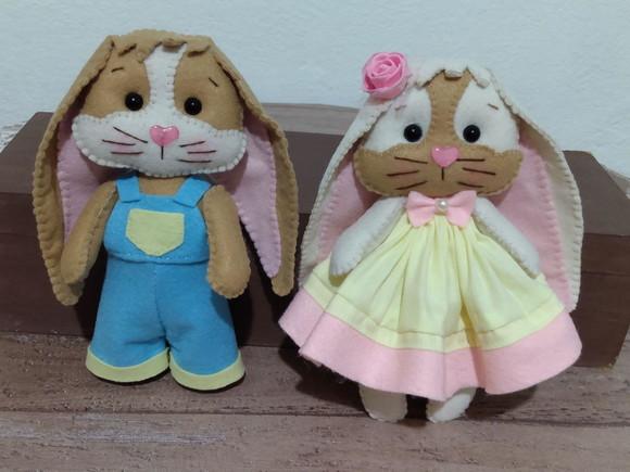 Kit Casal de Coelhinhos