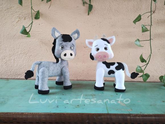 Kit Vaquinha e Burrinho