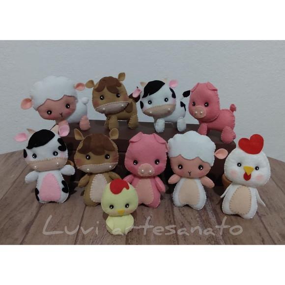 Mini Fazendinha em Feltro (kit)
