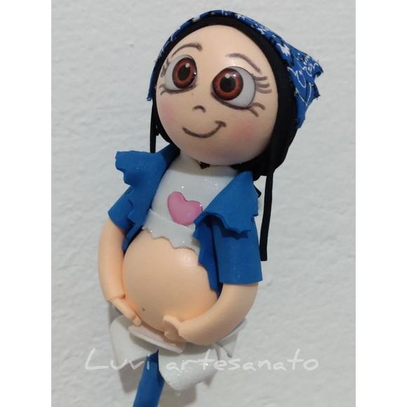 Ponteira (grávida de barriga de fora)