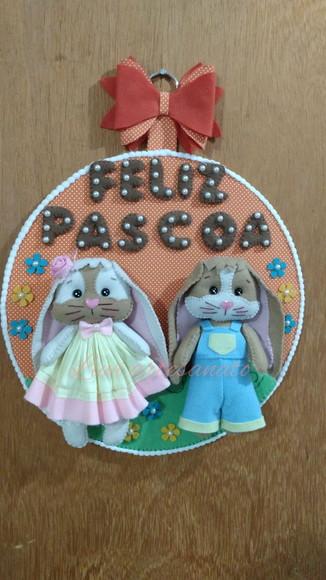 Quadro Feliz Páscoa