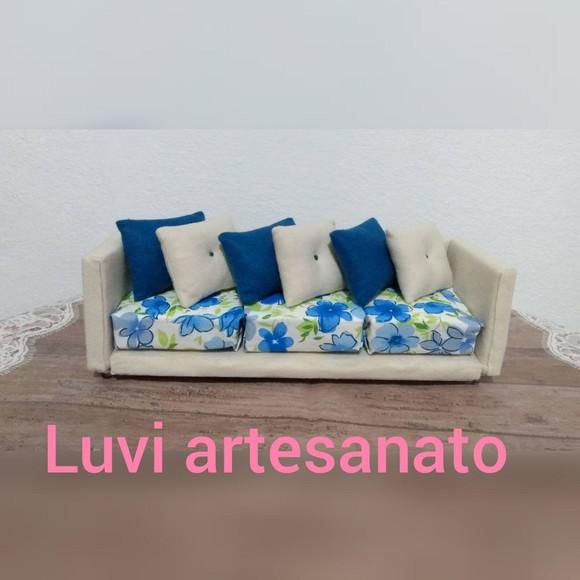 Sofa para Boneca Barbie (feltro)