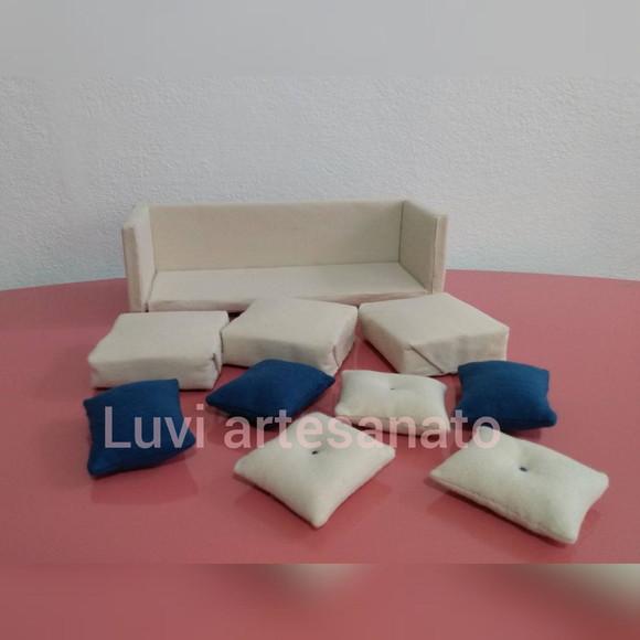 Sofa para Boneca Barbie (feltro)