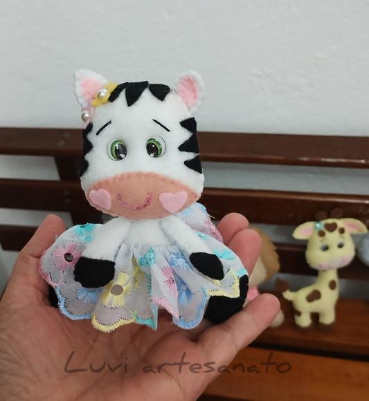 Zebra em Feltro