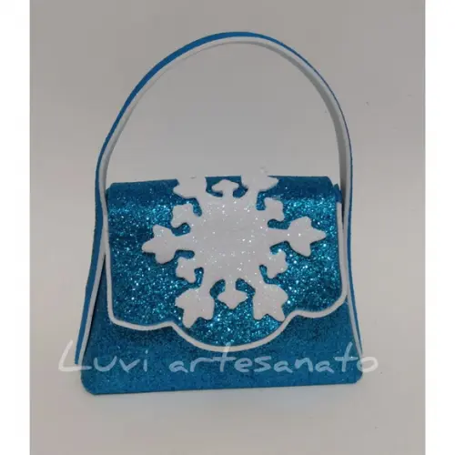 Bolsinha Frozen em Eva