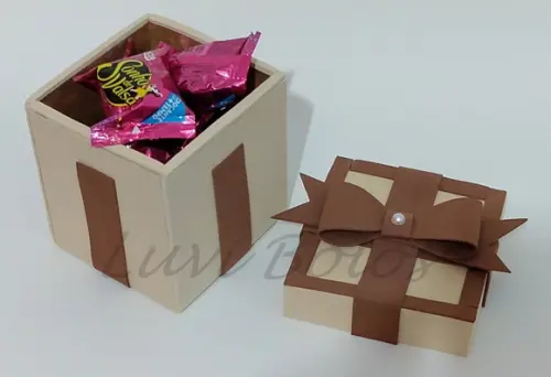 Caixa porta chocolate