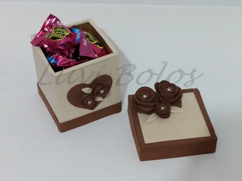 Caixa porta chocolate