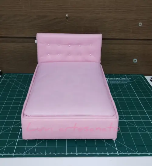 Cama de Casal para Boneca Barbie