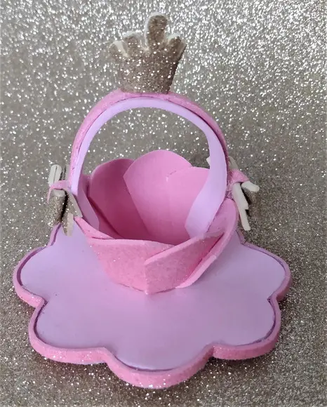 Cestinha Aurora para Docinhos de 20g