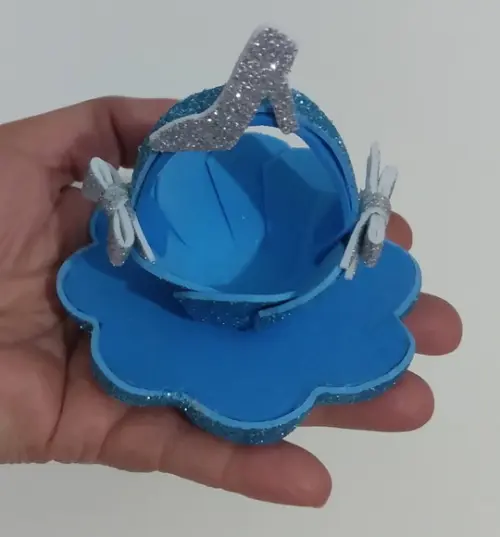 Cestinha Cinderela para Docinhos de 20g