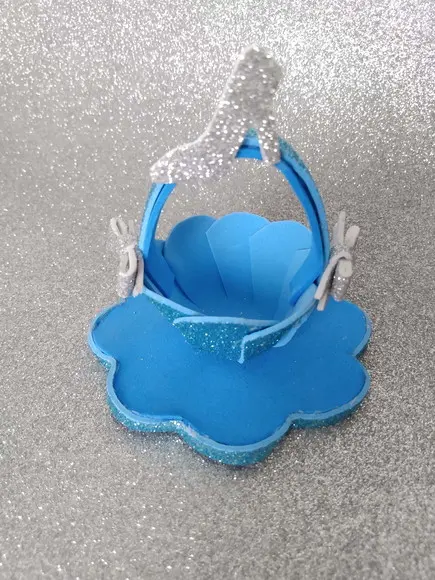 Cestinha Cinderela para Docinhos de 20g