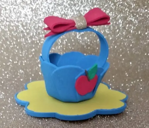 Cestinha para Docinhos de 20g (branca de Neve)