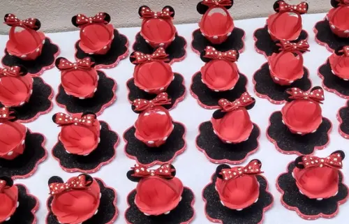 Cestinha Minnie para Docinhos de 20g