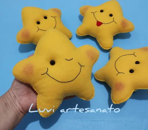Estrelinha em Feltro
