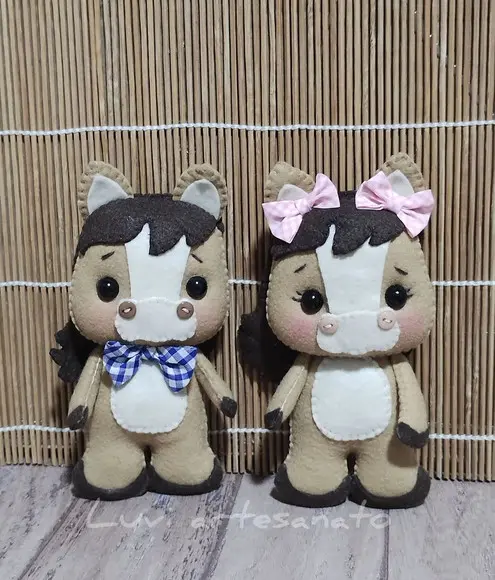 Fazendinha Casal Cavalinhos(kit)