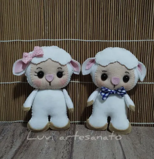 Fazendinha Casal Ovelhinha (kit)