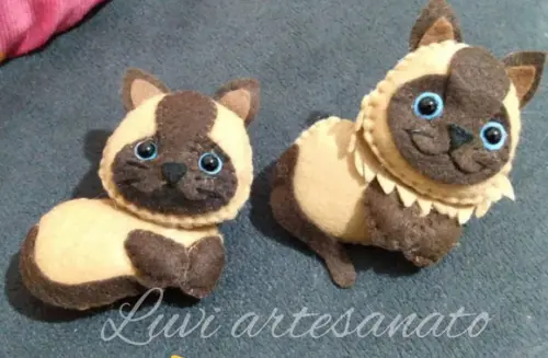 Gatinhos em Feltro